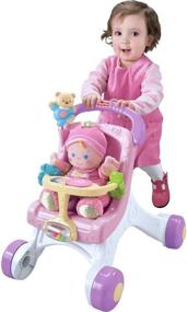 img 4 attached to Fisher Price Brilliant Basics Stroll-Along Walker: Enhance your baby's mobility and developmental skills