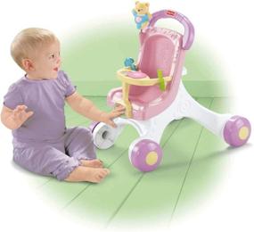 img 2 attached to Fisher Price Brilliant Basics Stroll-Along Walker: Enhance your baby's mobility and developmental skills