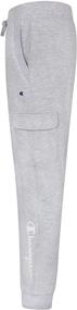 img 4 attached to Champion Heritage Fleece Sweatpant Heather Girls' Clothing: Stay Active in Style!