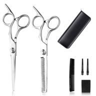 💇 ameurey professional hair cutting scissors set: premium stainless steel shears for effortless haircuts - perfect for women, men, and kids logo