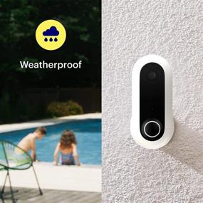 img 2 attached to 📷 Canary Flex – Premium Service Included! Outdoor/Indoor Home Security Camera: Weatherproof, Wire-Free or Plugged in, 2-Way Talk, 30-Day Video Cloud