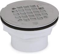 🚿 oatey 42097 101 ps pvc-solvent weld shower drain: stainless steel strainer, 2-inch, 2 logo