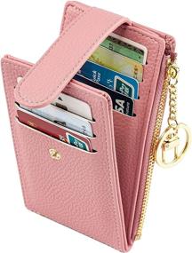 img 3 attached to 💼 Wallet Pocket Holder with Zipper: Bling Black Women's Handbags & Wallets for Keeping Your Essentials Secure