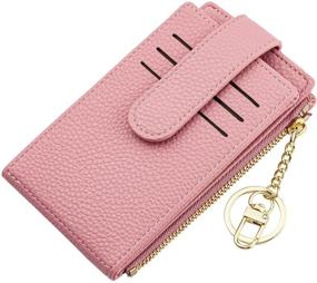 img 4 attached to 💼 Wallet Pocket Holder with Zipper: Bling Black Women's Handbags & Wallets for Keeping Your Essentials Secure