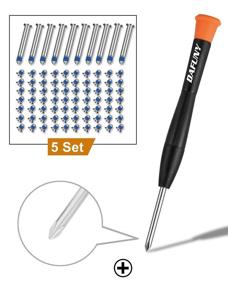 img 4 attached to DAFUNY MacBook Pro Replacement Screws Kit - Set of 5 with Phillips Screwdriver - Compatible with A1278 A1286 A1297 Models (2009-2012 Version)
