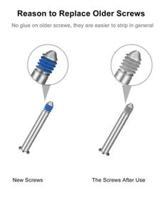 img 3 attached to DAFUNY MacBook Pro Replacement Screws Kit - Set of 5 with Phillips Screwdriver - Compatible with A1278 A1286 A1297 Models (2009-2012 Version)
