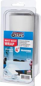 img 2 attached to 🔌 Tommy Tape Mast Boot Wrap - Silicone, 4 inch x 10 feet