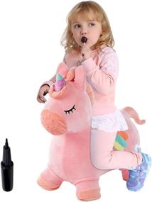 img 2 attached to XIRONGTU Toddlers Unicorn Indoor（Pump Included）