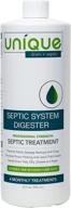 effective septic system digester for home use - prevent sewage back-ups, clogs & odors - 4 monthly treatments, 32oz logo