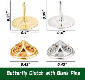 img 2 attached to Backings Butterfly Clutch Replacement Jewelry