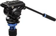 🎥 benro s4 pro flat base fluid video head, 8.8 lb max, 2-step counterbalance (1 and 2), 1/4"-20 mounts, 3/8"-16 mount, pan arm included (s4pro) logo