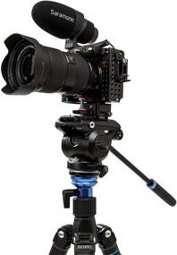 img 3 attached to 🎥 Benro S4 PRO Flat Base Fluid Video Head, 8.8 lb Max, 2-Step Counterbalance (1 and 2), 1/4"-20 Mounts, 3/8"-16 Mount, Pan Arm Included (S4PRO)
