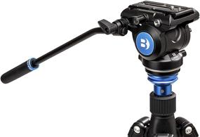 img 2 attached to 🎥 Benro S4 PRO Flat Base Fluid Video Head, 8.8 lb Max, 2-Step Counterbalance (1 and 2), 1/4"-20 Mounts, 3/8"-16 Mount, Pan Arm Included (S4PRO)