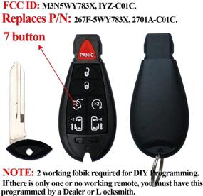 img 1 attached to SaverRemotes Compatible 2008 2015 Chrysler 2008 2014