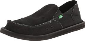 img 3 attached to Blackout Sanuk Men's Vagabond Slip Men's Shoes