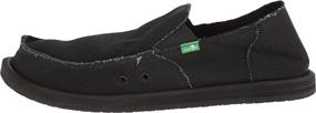 img 2 attached to Blackout Sanuk Men's Vagabond Slip Men's Shoes