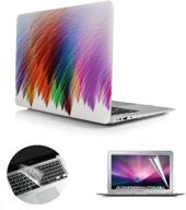 se7enline compatible with macbook pro retina 13 inch case 2012-2016 plastic hard carrying case for mac pro 13-inch retina model a1502/a1425 with keyboard cover skin logo