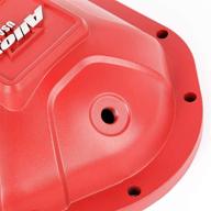 alloy usa 11212: lightweight red aluminum differential cover for dana 44 - high performance upgrade! logo