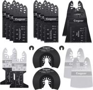 cegzer 18 metal wood oscillating multitool saw blades - universal quick release, compatible with 🔪 fein multimaster, porter cable, black & decker, bosch, ridgid, ryobi, dewalt, worx, rockwell, makita, milwaukee, chicago, craftsman логотип