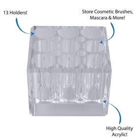 img 1 attached to Zadro 9 Compartment Cube Cosmetic Organizer: Streamline Your Beauty Essentials