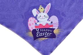 img 2 attached to 🐾 Upaw 2 Pack Dog Easter Bandana: Trendy Triangle Bibs for Small to Large Dogs and Cats