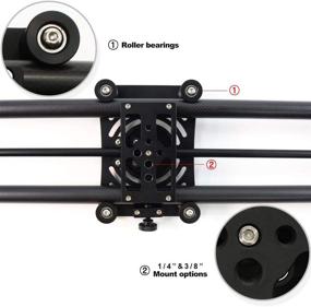 img 1 attached to KONOVA Motorized Slider P1 Series Carbon Slider Dolly with S2: Versatile Support for Camera, Mobile Phone, DSLR, Mirrorless – Ideal for Parallax Panorama Shots (80cm/31.5 inch)