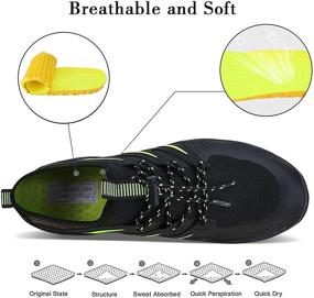 img 2 attached to Ubang Quick Dry Water Shoes - Men's and Women's Sports Aqua Sneakers for Diving, Swimming, Surfing, Walking, and Beach Activities