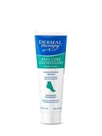 👣 dermal therapy heel care cream - intensive moisture repair to heal and soothe dry, rough, cracked heels and feet, 25% urea and 6% alpha hydroxy acids (3 ounce), varying packaging options logo