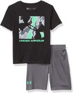 little rising boys' clothing by under armour - moderate fit logo