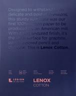 🎨 legion lenox 100 pad l21-len250wh11114: off-white, 11 x 14 inches, 15 sheets for exceptional artistic results logo