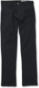 img 3 attached to 👖 Volcom Frickin Modern Stretch Black Boys' Pants: Stylish and Comfy Clothing