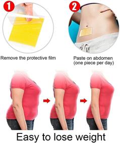 img 1 attached to Hibana Patch: Natural Herbal Waist Abdomen Path - 100 PCS for Effective Relief