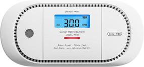 img 4 attached to 🔋 X-Sense XC01: 10-Year Battery Operated Carbon Monoxide Detector Alarm with Peak Value Memory and Digital LCD Display