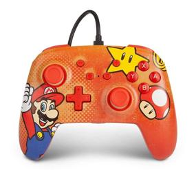 img 4 attached to 🎮 PowerA Enhanced Wired Controller - Mario Vintage for Nintendo Switch, Gamepad, Wired Video Game Controller, Gaming Controller - Nintendo Switch