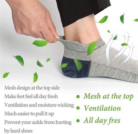 img 3 attached to 🏆 Premium Sports Eco-Friendly Cotton Breathing with Anti-Slip and Ventilation Features