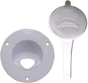 img 3 attached to Scandvik 10029P: High-Quality Replacement Cup and Cap for Recessed Shower