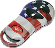 🔑 dorman keyless entry transmitter cover - red, white, and blue - for chrysler, dodge, and plymouth models - part no. 13628us logo