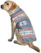 chilly dog snowflake sweater xx small logo