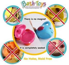 img 3 attached to 🐳 Dwi Dowellin Bath Toys - Mold-Free Fishing Games with Swimming Whales - BPA-Free Water Table Pool - Bath Time Bathtub Tub Toy for Toddlers, Baby Kids, Infants - Girls, Boys - Ages 1, 2, 3, 4, 5, 6 - Fish Set for Bathroom Fun