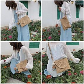 img 3 attached to 👜 Stylish Handmade Shoulder Crossbody: Perfect Holiday Women's Handbag & Wallet Combo