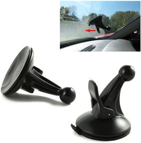 img 2 attached to 🌐 Enhanced TraderPlus GPS Windshield Mount Holder for Garmin Nuvi with Superior Suction Cup for Car Windscreen