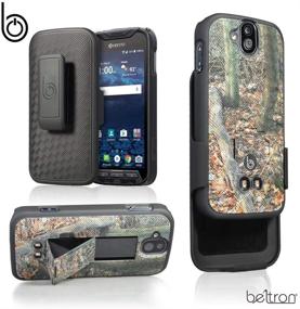 img 3 attached to DuraForce Pro 1 Case with Belt Clip Holster - Heavy Duty Slim Shell Combo for Kyocera Duraforce Pro 1 E6810 E6820 E6830 E6800 E6833 (ATT, Sprint, Verizon, Unlocked) - Camouflage Design