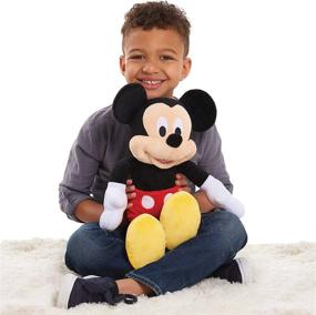 img 3 attached to 🐭 Disney Classic Mickey Medium Plush: A Timeless Stuffed Toy Must-have!