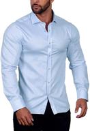 👔 coofandy wrinkle free muscle shirts: perfect men's sleeve clothing in shirts logo