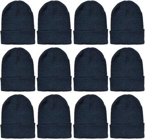 img 3 attached to Winter Beanies & Gloves for Men & Women by Yacht & Smith: Warm Thermal Cold Resistant Bulk Packs