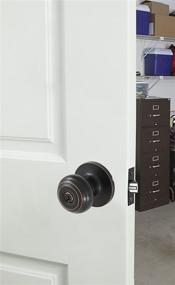 img 1 attached to 🚪 Дверная ручка Honeywell 8101401 Классическая: Стильная отделка под бронзу с масляным покрытием для усиления элегантности