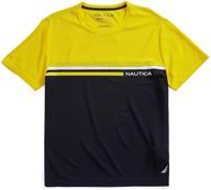 nautica mens navtech colorblock large men's clothing logo