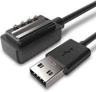 high-quality magnetic usb charger for suunto 9, d5, spartan ultra hr, spartan sport wrist hr, eon core - 100cm cable length - find the perfect gps watch accessories logo