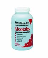 🧼 alconox 1500 alcotabs: optimal effervescent detergent tablets for critical cleaning (100 count bottle) logo