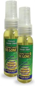 img 1 attached to 🍋 Smoke Odor Eliminator: Natural Non-Aerosol Freshener for Home, Office & Car - 1.1oz (33ml), Lemon Scent - Pack of 2